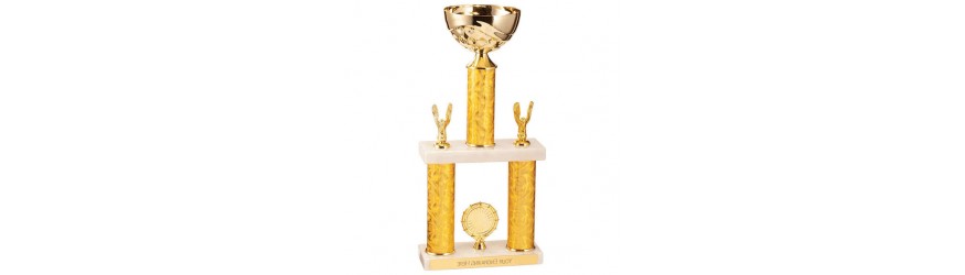 STARLIGHT 2 COLUMN TOWER TROPHY - 52.5CM (AVAILABLE IN 4 SIZES)